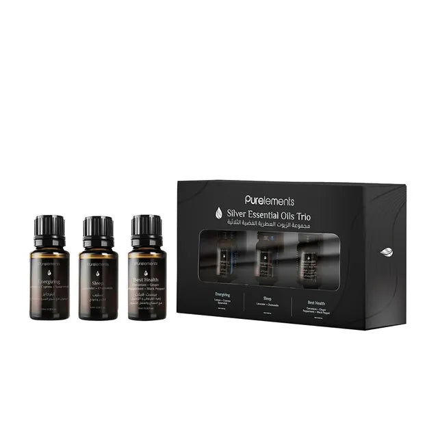 Purelements Essential Oils Silver Set for Aromatherapy